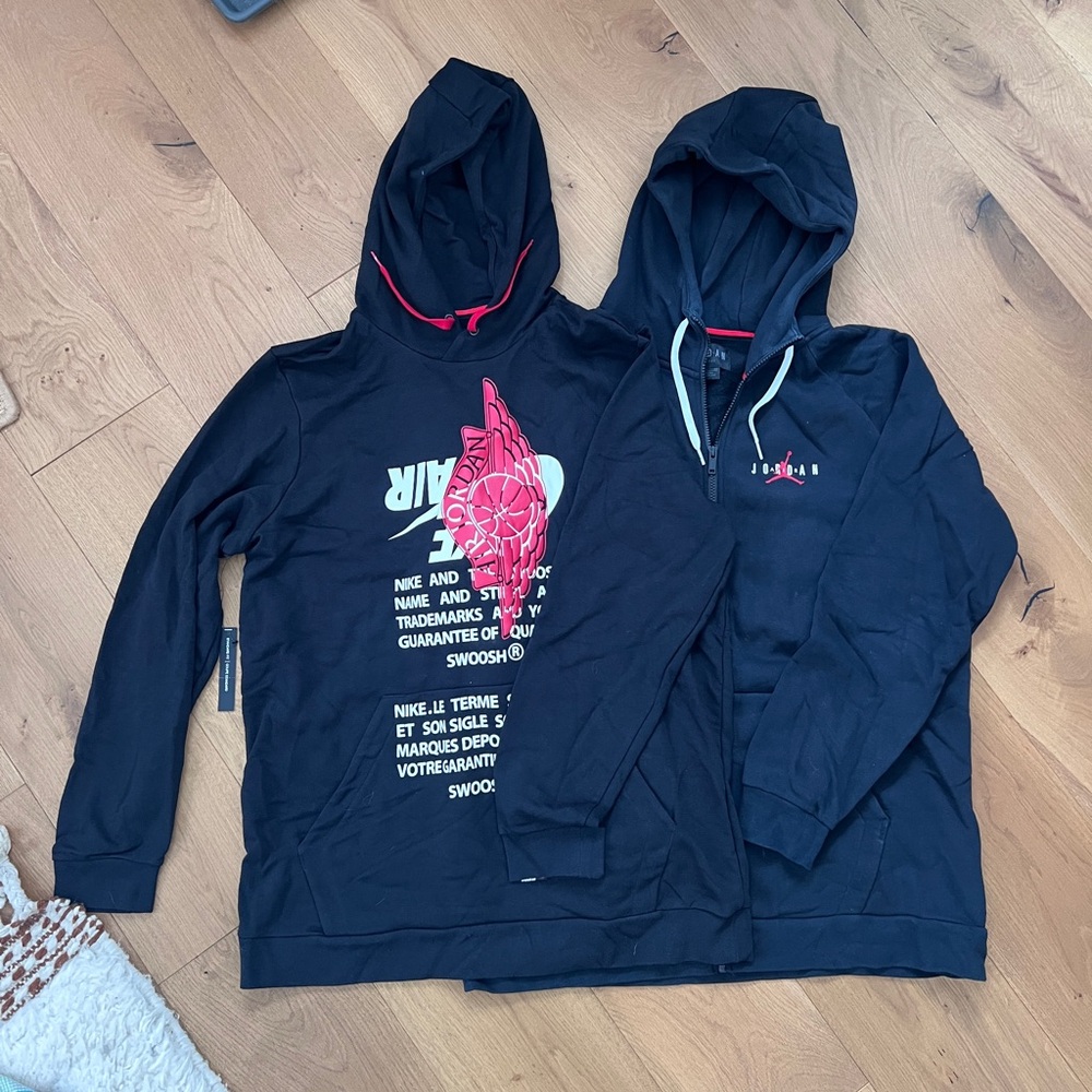 NIKE Air Jordan Sweatshirt/zip up bundle size XL